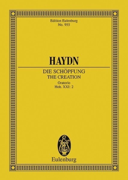 Haydn: The Creation Hob.XXI: 2 (Study Score) published by Eulenburg